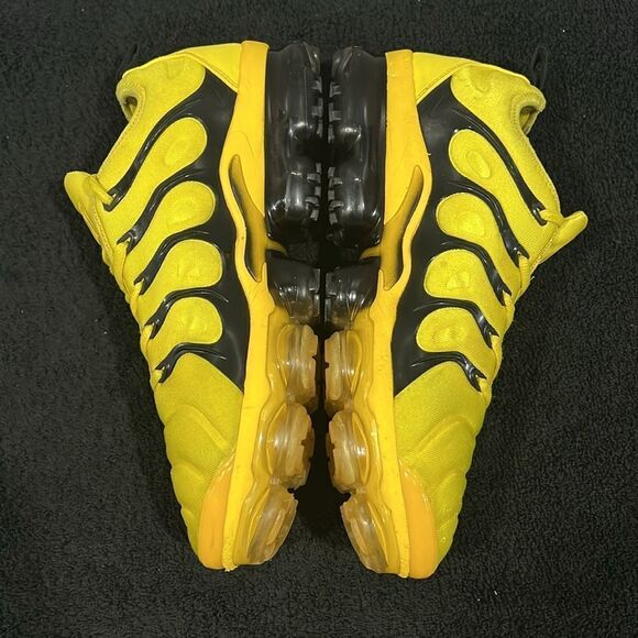 🐝🐝 NIKE Air VaporMax Plus 'Opti Yellow' Sneakers BUMBLEBEE Shoes Men Sz 10 - G - Picture 4 of 16